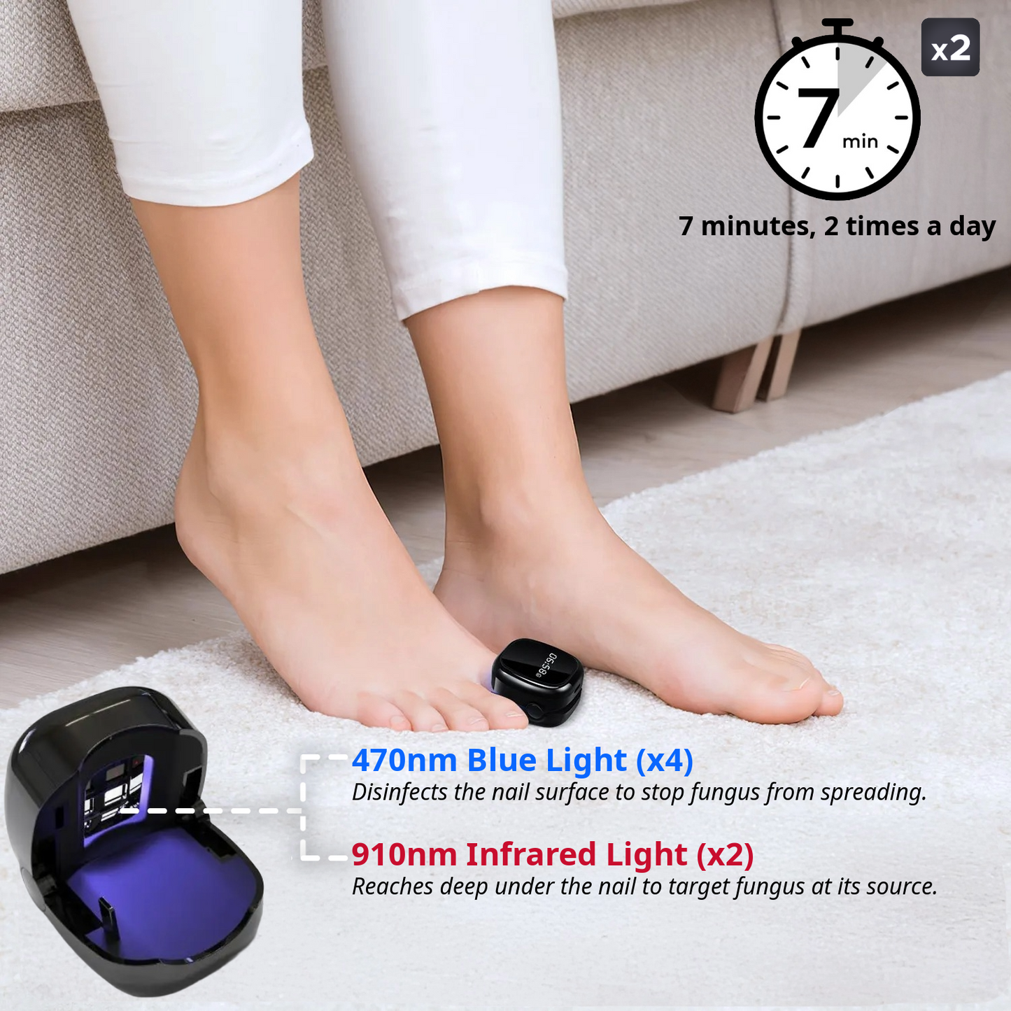 NailCure Pro™ – LED Light Therapy