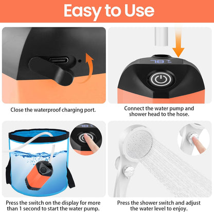 Portable Electric Shower Pump