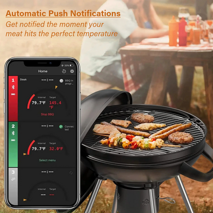 GrillSense™ - Smart Wireless Meat Thermometer