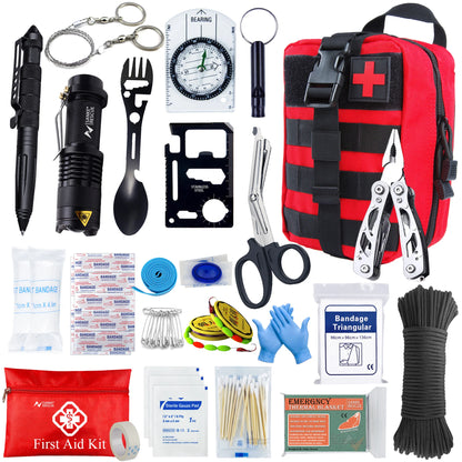 Survival & Emergency Kit - 24 Essential Tools and Supplies